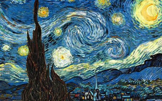 La Noche Estrellada de Van Gogh - kit básico de pintura diamante