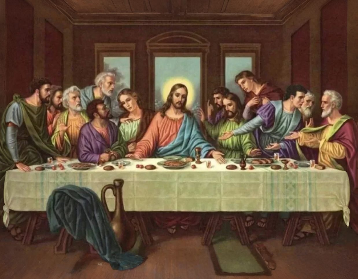 La Última Cena diamante redondo 40x50