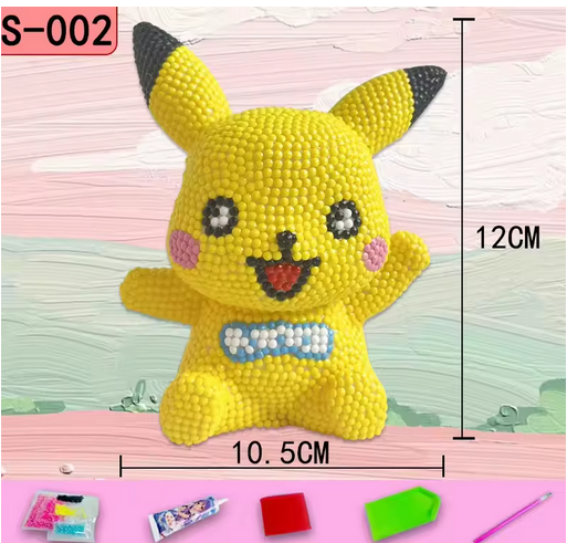 Alcancía Pikachú. Muñeco 3D