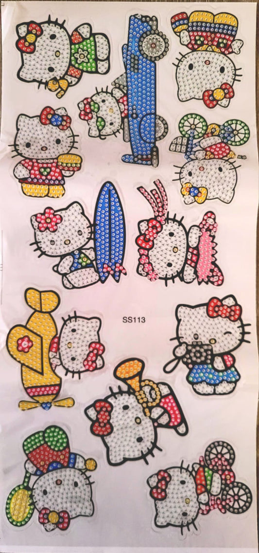 Sticker de pintura diamante Hello Kitty