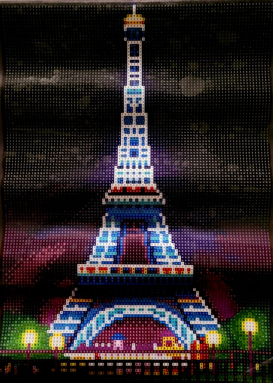 Torre Eiffel - Kit de pintura diamante