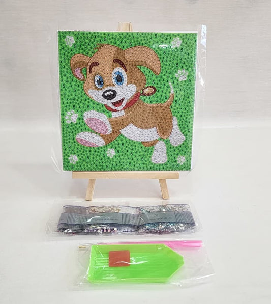 Perro en bastidor (kit pequeño)