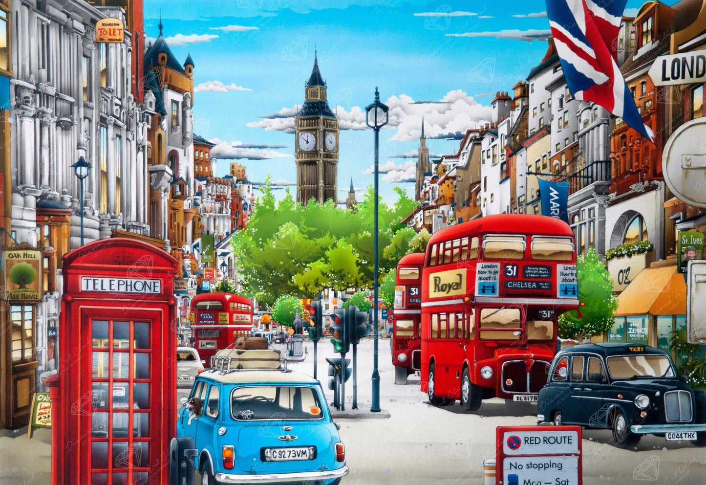 Pintura Diamante Premium - Londres
