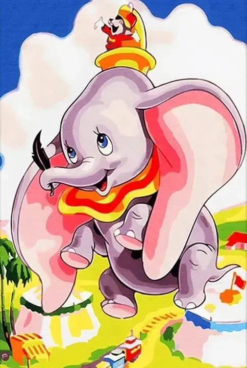 Pintura Diamante - Dumbo y Timoteo