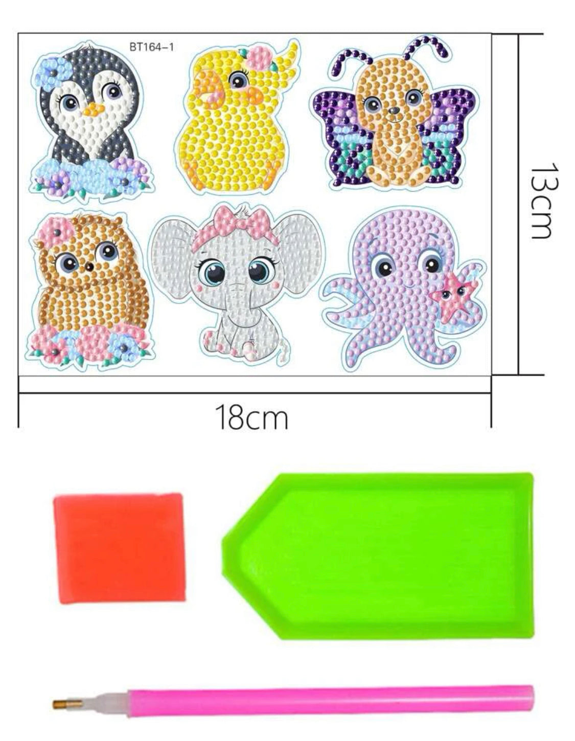 Pintura Diamante Stickers - Animalitos