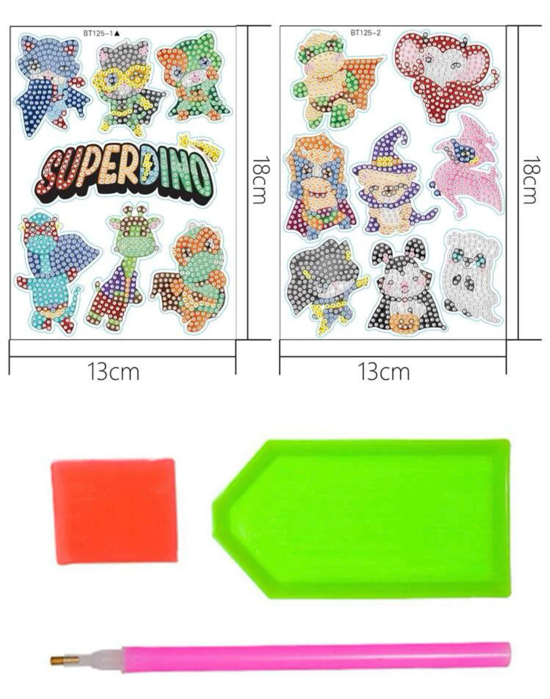 Pintura Diamante Stickers - SuperDino