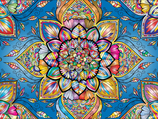 Mandala azul