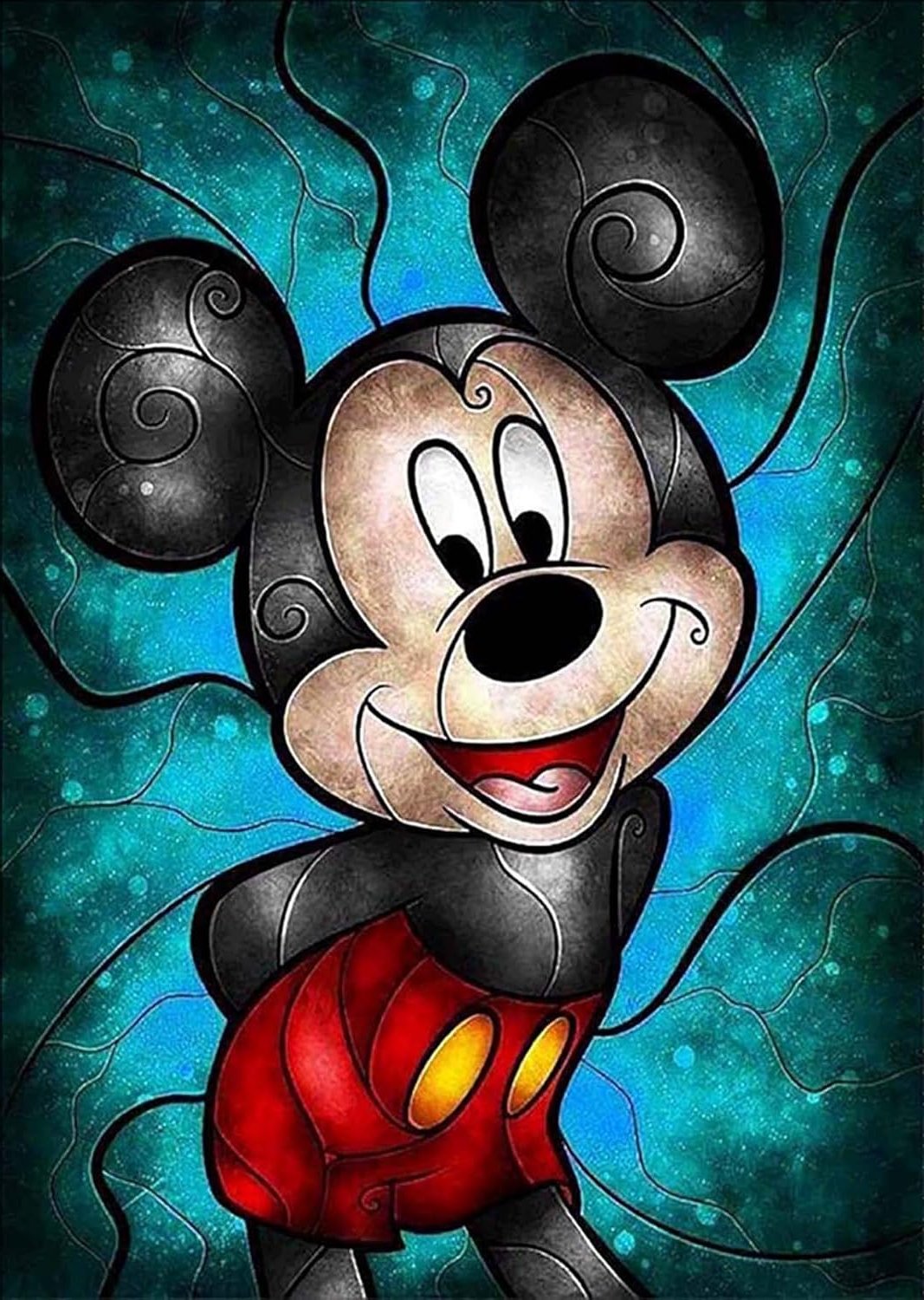 Mickey Mouse - Kit de pintura diamante