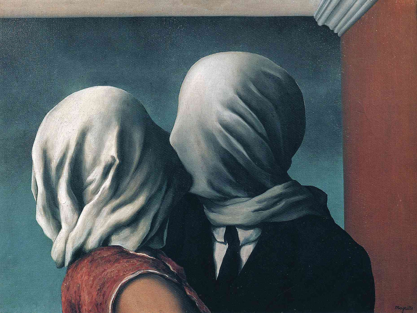 Los amantes - René Magritte - Kit de pintura diamante