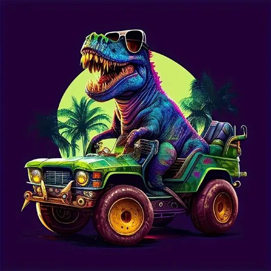 T- Rex en carro (Kit pequeño)